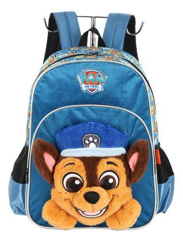 Imagem de Mochila Infantil Original Patrulha Canina 3d Pelúcia