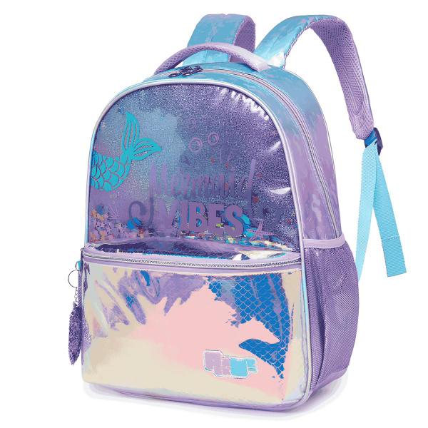 Imagem de Mochila Infantil Pack Me Fundo Do Mar Brilho Lilás