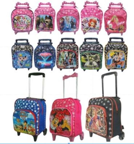 Mochila infantil pequena com rodinha menina e menino pré escolar - Isa Artigos Imagem de Mochila infantil pequena com rodinha menina e menino pré escolar