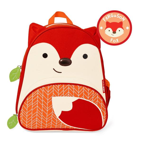 Imagem de Mochila Infantil Raposa Zoo Skip Hop Espaçoso e Forro Fácil de Limpar