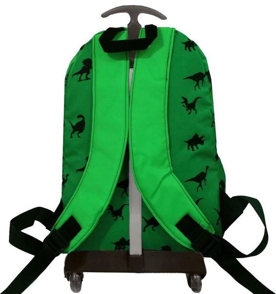 Imagem de Mochila Infantil Rodinha Dinossauro Menino Reforçada Impermeável Kit Lancheira Térmica + Estojo