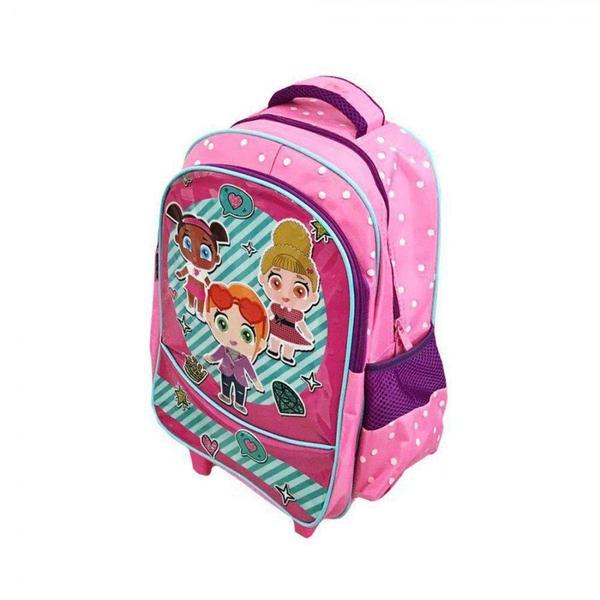 Imagem de Mochila Infantil Rodinha Minicraf Estojo Lancheira - yepp