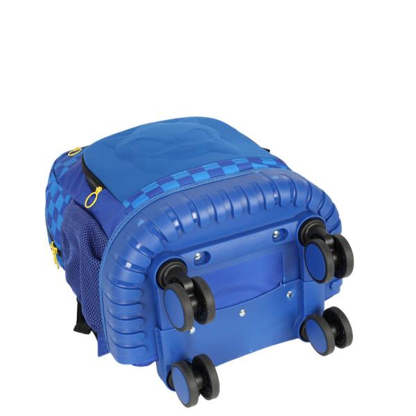 Imagem de Mochila Infantil Rodinha Sonic 360 Graus Azul