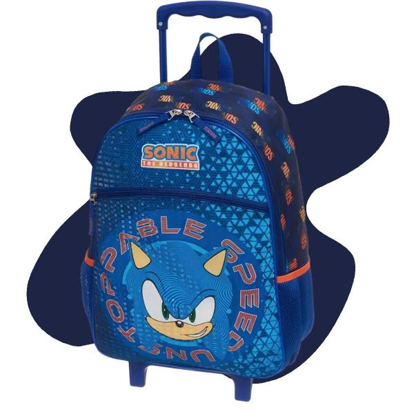 Imagem de Mochila Infantil Rodinha Sonic