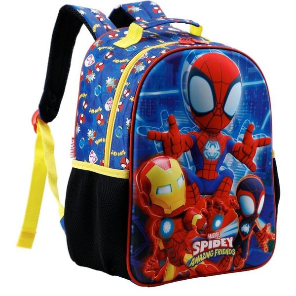 Imagem de Mochila Infantil Spidey 16" com Painel Frontal 3D