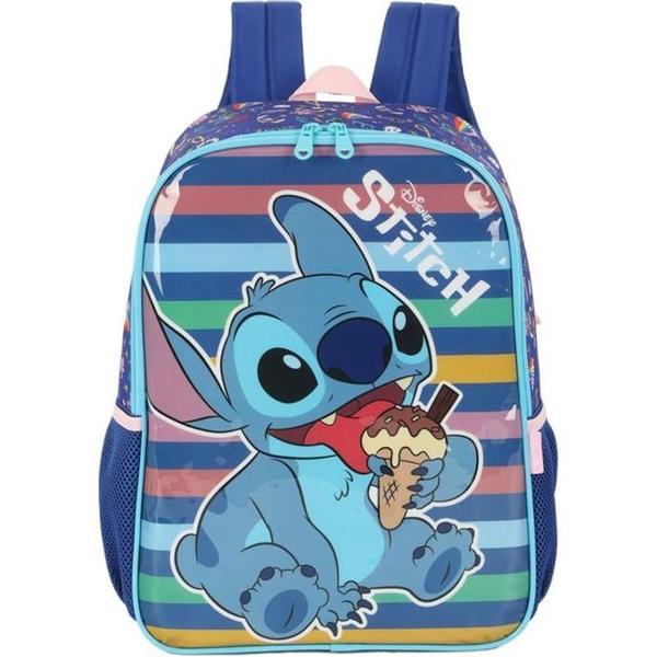 Imagem de Mochila Infantil Stitch G Azul