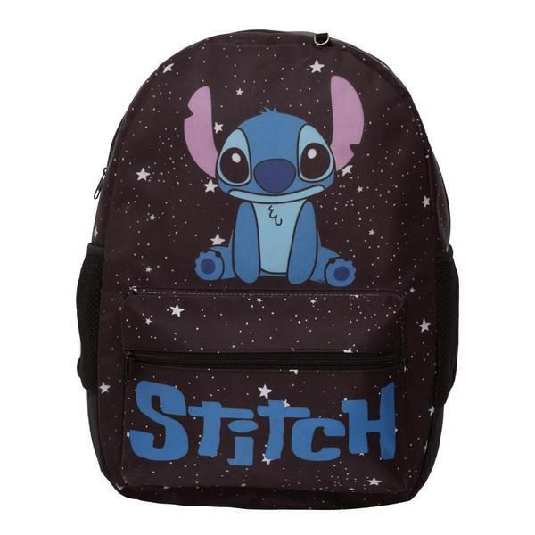 Imagem de Mochila Infantil Stitch Poliéster 41x15x32cm - Toys 2U