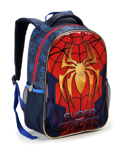 Mochila Infantil Super Spider Menino Grande Seanite 2023 Imagem de Mochila Infantil Super Spider Menino Grande Seanite 2023