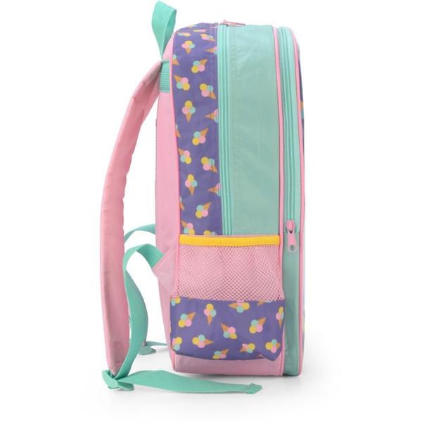 Imagem de Mochila Infantil UP4YOU Sorvete Grande Rosa