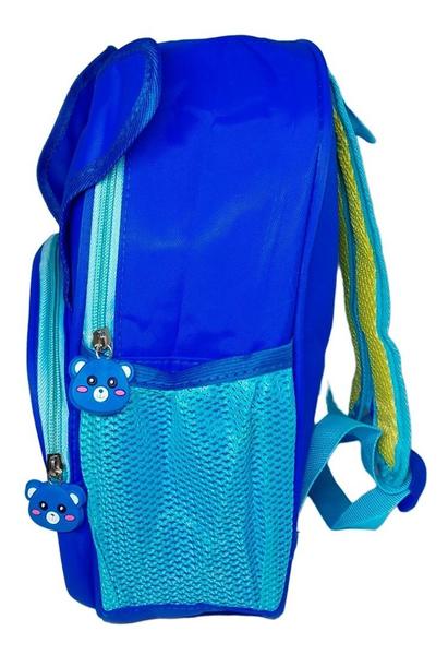 Imagem de Mochila Infantil Zoo Tema Bichinhos Bolso Lateral Escolar Passeio