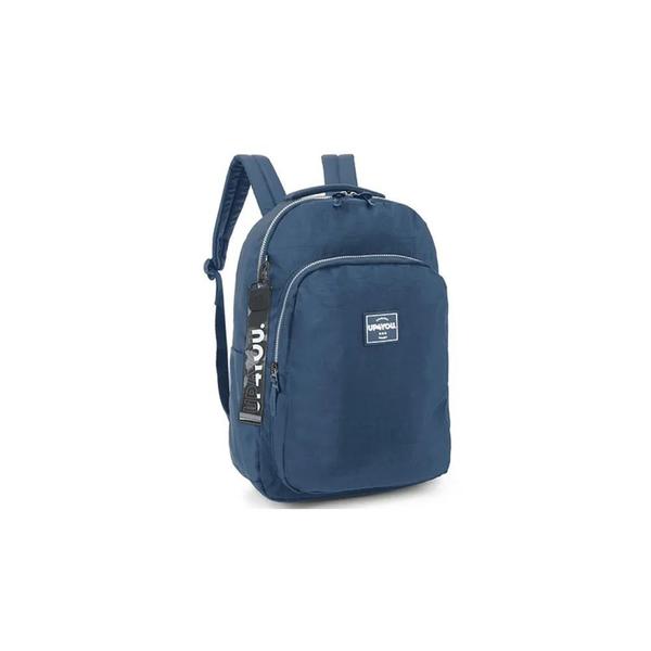 Imagem de Mochila Juvenil Escolar Crinkle Azul Up4you