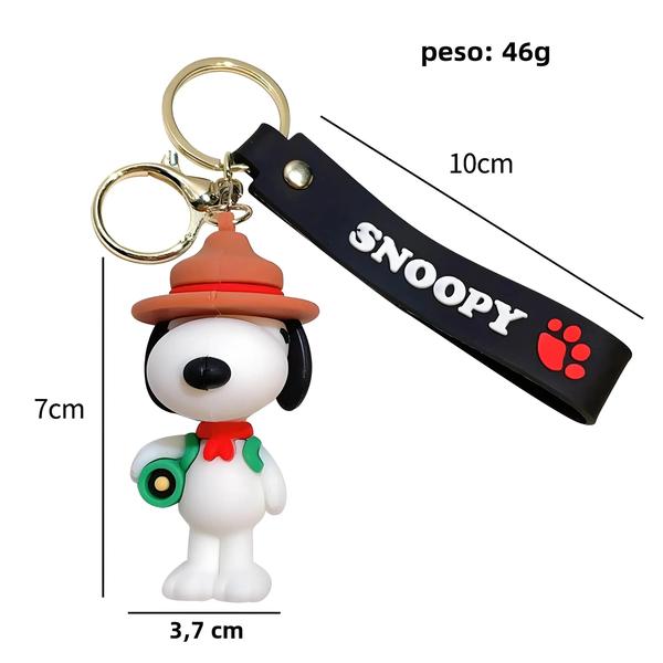 Imagem de Mochila Kawaii Snoopy - Charme, Pingente e Chaveiro para Meninas (Presente 2024)