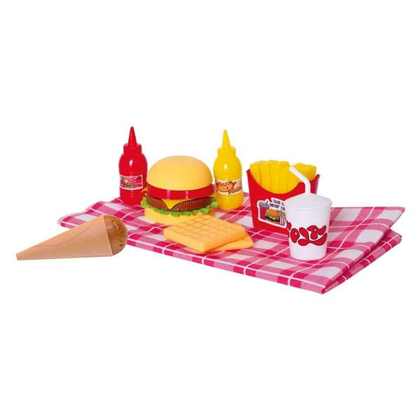 Mochila Kit Lanche Happy Food Hambúrguer - Samba Toys - Food Truck