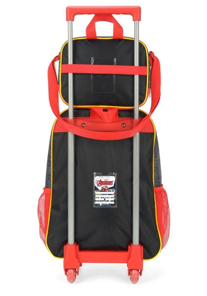 Imagem de Mochila Lancheira Rodas Infantil Vingadores Luxcel Ic38132Ag