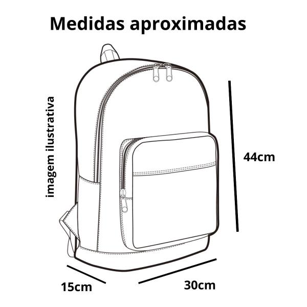 Imagem de Mochila laptop polo king preto mn51647pk