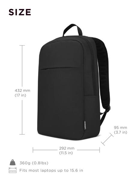 Imagem de Mochila Lenovo para Notebooks de até 15,6" - Preta