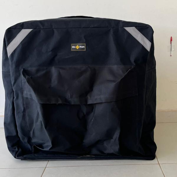 Imagem de Mochila Lona Motoboy EXGGMASTER 320L Mão Dupla BAG MONSTRA