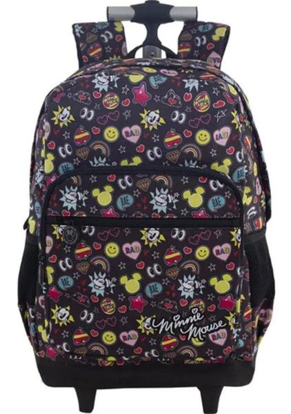 Imagem de Mochila Mala Escolar Infantil Com Rodas 16 Minnie