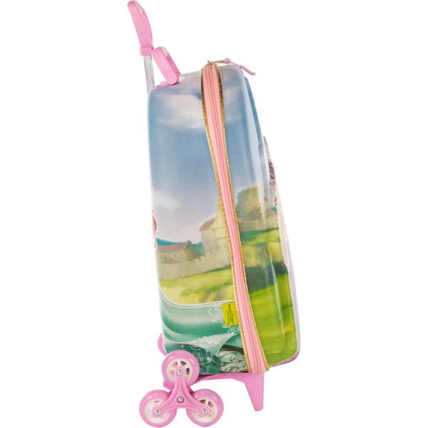 Imagem de Mochila Mala Rodinhas Infantil Escolar 3d Princesas Maxtoy