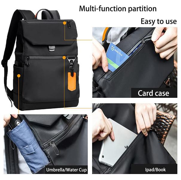 Imagem de Mochila masculina AiPool Business com compartimento para laptop 20-35L