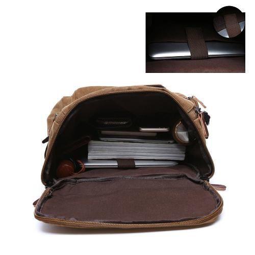 Imagem de Mochila Masculina De Lona Para Notebook Executiva Viagem 30l