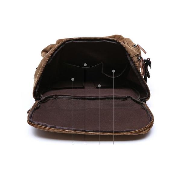 Imagem de Mochila Masculina De Lona Para Notebook Executiva Viagem 30l