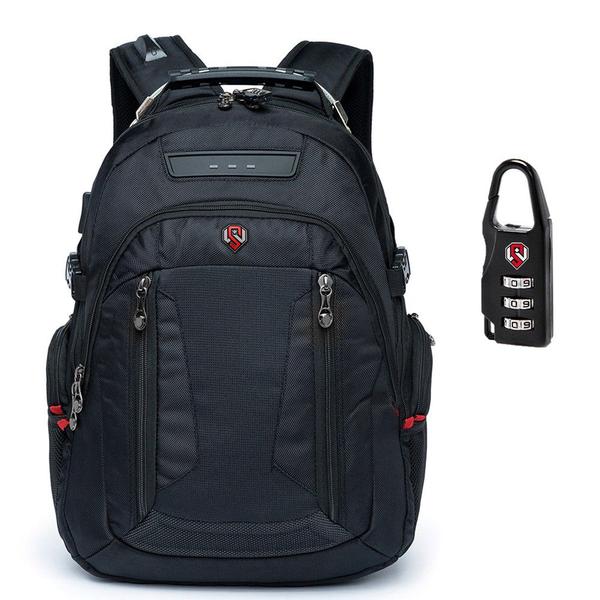 Imagem de Mochila Masculina Executiva Notebook Com Alça Cabo De Aço