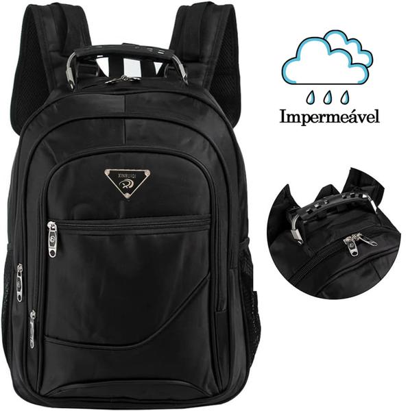 Mochila Masculina Feminina Impermeável Reforçada Faculdade Trabalho - XNRUIQ
