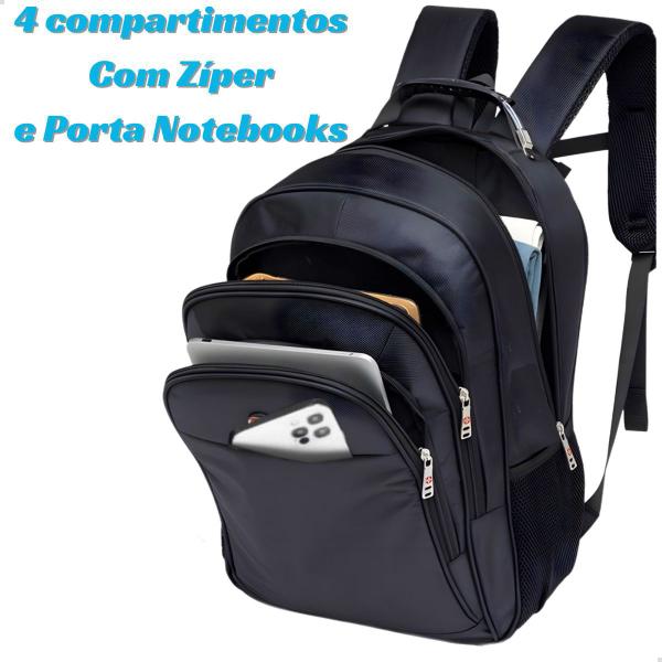 Imagem de Mochila Masculina Impermeável Anti Roubo Furto Notebook 18