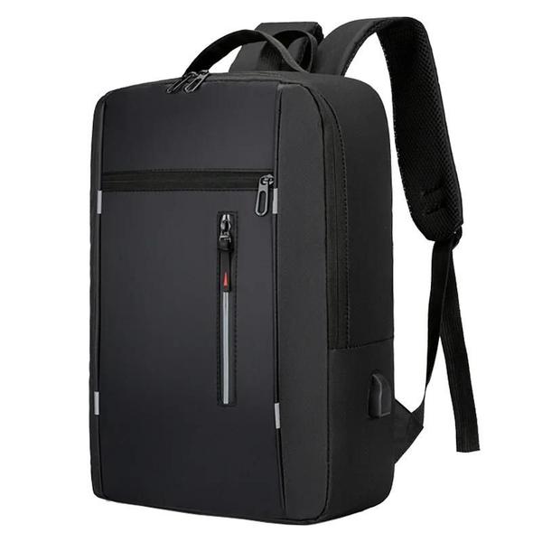 Imagem de Mochila Masculina Impermeável para Laptop 15,6" - Grande e Ideal para Trabalho e Escola