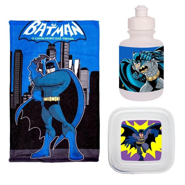 Imagem de Mochila Masculina Infantil De Costas Batman Com Acessórios