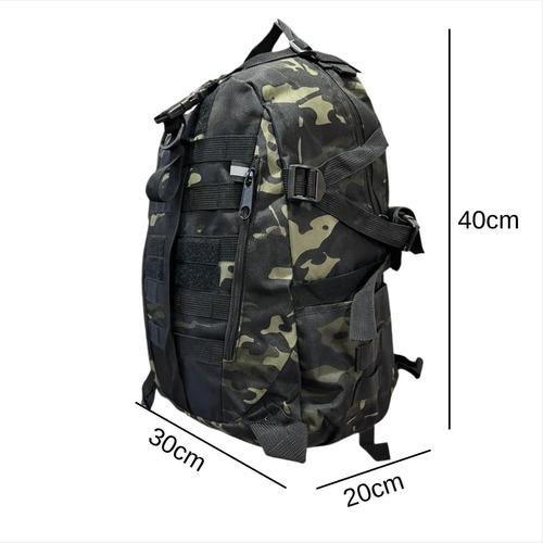 Imagem de Mochila masculina militar Tática 40l Reforçada Impermeável + patch bandeira do brasil varias cores escolha a sua