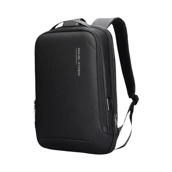 Imagem de Mochila Masculina Minimalista para Laptop - Fina, Resistente a Arranhões, com Zíper YKK e USB