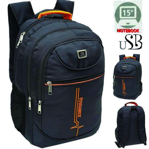 Imagem de Mochila Masculina Notebook Usb 1018Xa 15 Polegadas