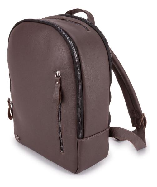 Imagem de Mochila Masculina P/ Notebook Excecutiva Slim Couro Legítimo