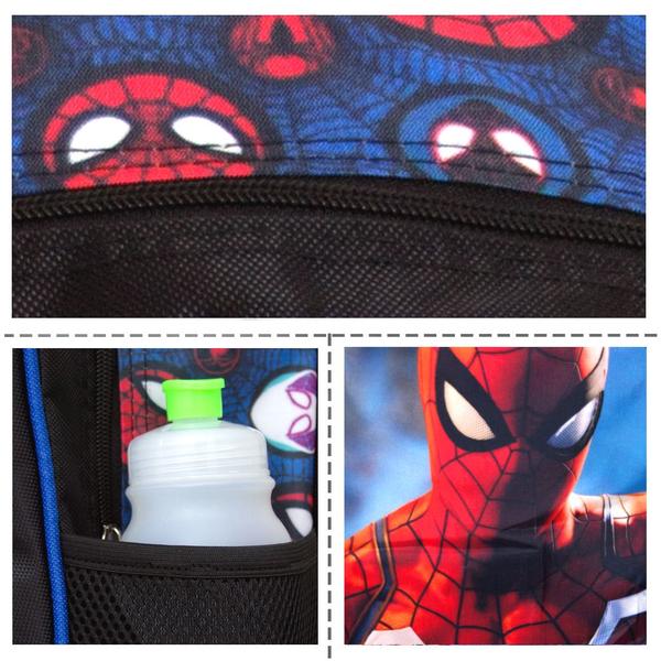 Imagem de Mochila Masculino Infantil Lancheira e Estojo Homem Aranha