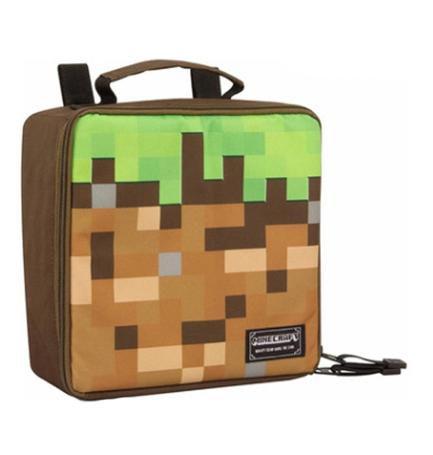 Imagem de Mochila Minecraft para meninos 3PCS (Mochila + estojo + lancheira)