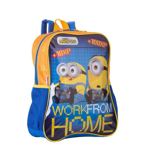 Imagem de Mochila Minions com Alças Reguláveis e Bolsos Laterais