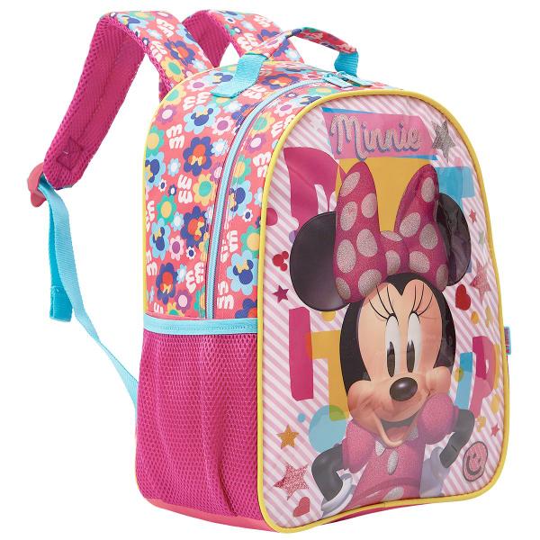 Imagem de Mochila Minnie Alças Infantil Com Estojo Escolar Disney