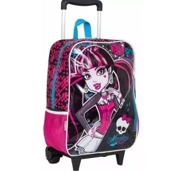 Imagem de Mochila Monster High Infantil Escolar Tam G Rodinha Sestini