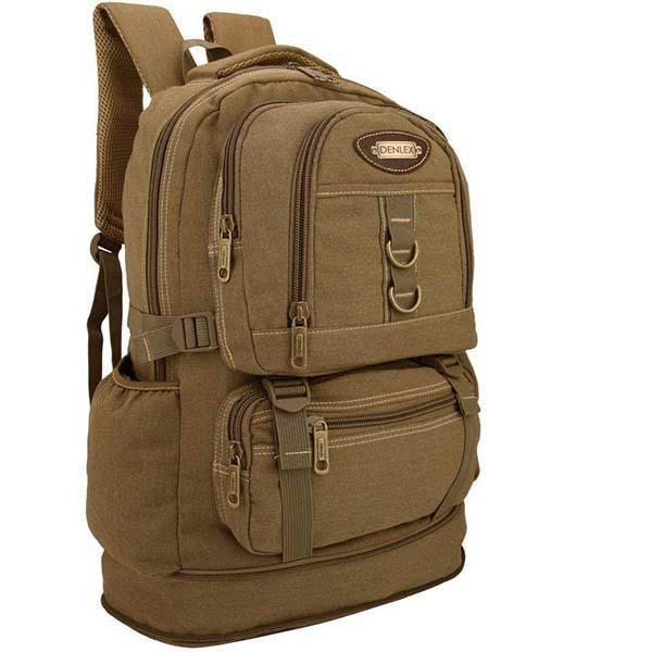 Mochila Notebook 15.6 Lona Fundo Expansível Camping Dl0775 - Denlex By Web Imagem de Mochila Notebook 15.6 Lona Fundo Expansível Camping Dl0775