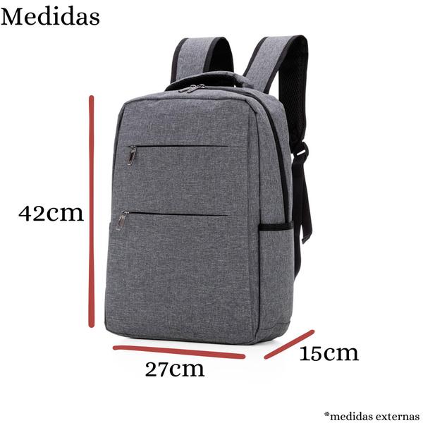 Imagem de Mochila Notebook 17Pol Executiva Reforçada Grande