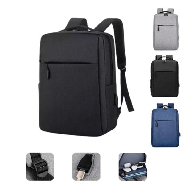 Imagem de Mochila Notebook Bolsa 18L Reforçada Com Porta Usb