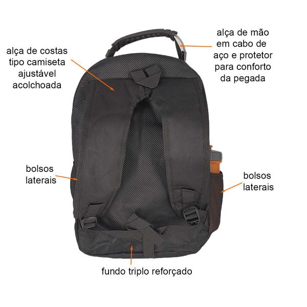 Imagem de Mochila Notebook Cabo De Aço A831