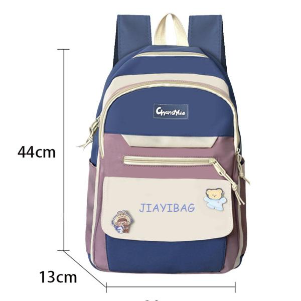 Imagem de Mochila Notebook Escolar Menina Moda Blogueira Curso Luxuosa Tendência Tiktok Moderna Aula Anti Furto Passeio Viagem