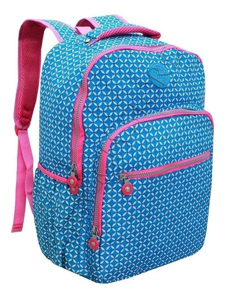 Imagem de Mochila Notebook Feminina Grande Costas Escolar Facu 3689