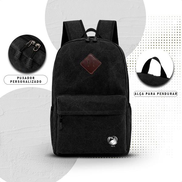 Imagem de Mochila Notebook Masculina Escolar 18L  A Pronta Entrega