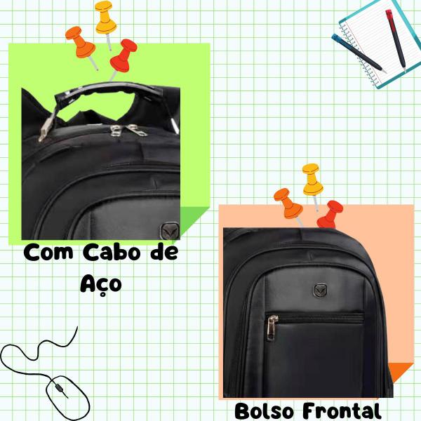 Imagem de Mochila Notebook Masculina Executiva Reforçada Yepp