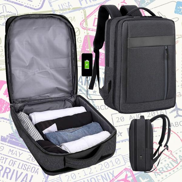 Imagem de Mochila Notebook Viagem Executiva Mala Bordo Trabalho Resistente 180 TravelPro