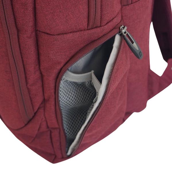 Imagem de Mochila Office Isiway Notebook Reforçada Grande Vinho